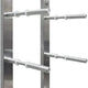 Vinotemp - 9 Bottle Modern Peg Wine Rack Stainless - EP‐PEGWALL9S