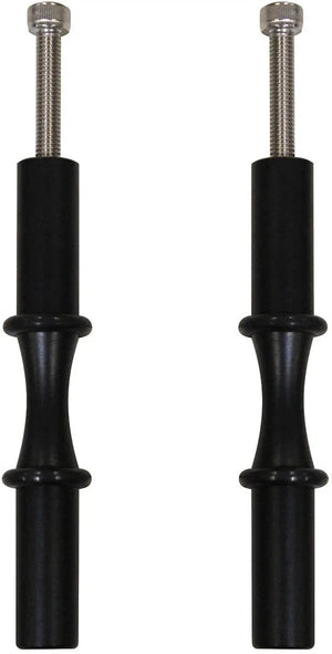 Vinotemp - Black Secure Hold 1 Bottle Wine Pegs - EP‐BLACK PEG01