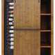 Vinotemp - Rustic Wine Cabinet With Sliding Door - VT‐RUSTICAB2D