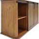 Vinotemp - Rustic Wine Credenza With Sliding Doors - VT‐RUSTICRED3D