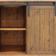 Vinotemp - Rustic Wine Credenza With Sliding Doors - VT‐RUSTICRED3D