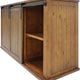 Vinotemp - Rustic Wine Credenza With Sliding Doors - VT‐RUSTICRED3D