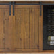 Vinotemp - Rustic Wine Credenza With Sliding Doors - VT‐RUSTICRED3D