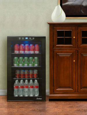 Vinotemp - Touch Screen Beverage Cooler - VT‐BC34 TS