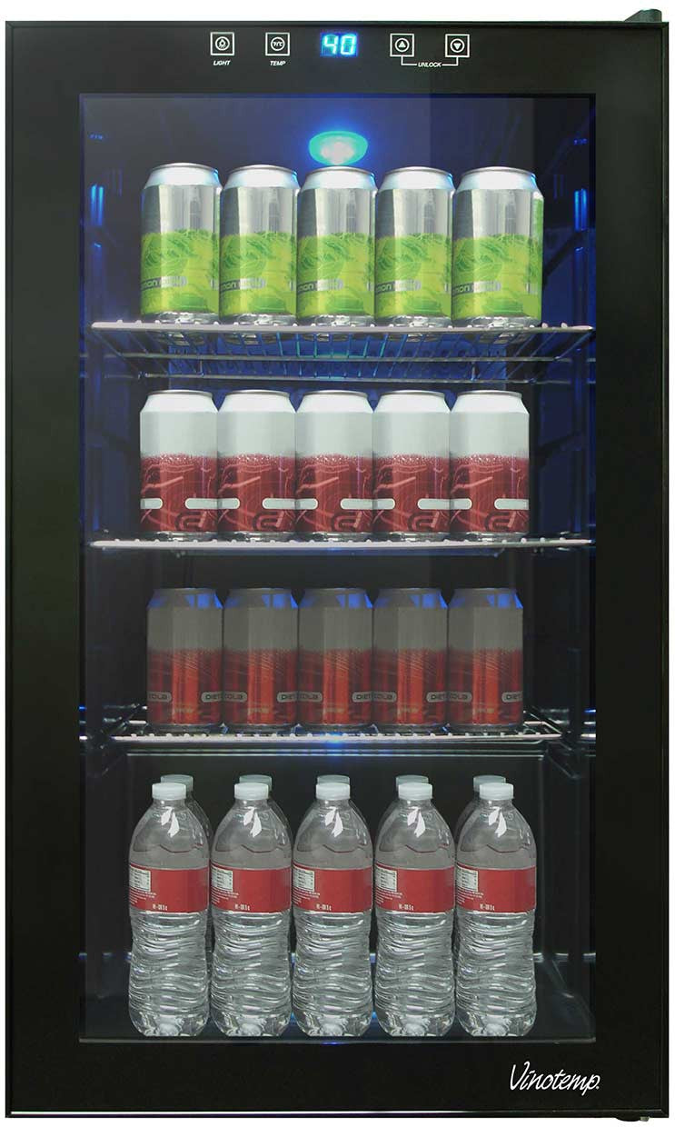 Vinotemp - Touch Screen Beverage Cooler - VT‐BC34 TS