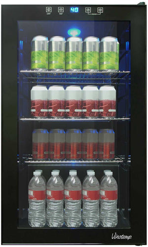 Vinotemp - Touch Screen Beverage Cooler - VT‐BC34 TS