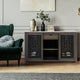 Vinotemp - Wine Credenza With White Marble Tabletop - VT‐CREDMOD‐BR-W