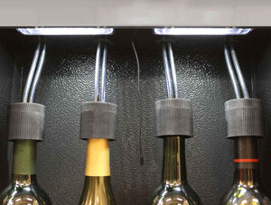 Vinotemp - WineSteward Stainless 4 Bottle Wine Dispenser - VT‐PRWINEDIS4S