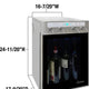 Vinotemp - WineSteward Stainless 4 Bottle Wine Dispenser - VT‐PRWINEDIS4S