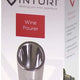 Vinturi - 4.5" Stainless Steel Chrome Plated and Silicone Construction Deluxe Wine Pourer - V9063