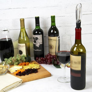 Vinturi - Black Acrylic On-Bottle Aerator for Red and White Wines - V9060