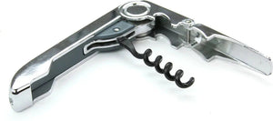 Vinturi - Silver Waiter's Corkscrew Bottle Opener and Foil Cutter, All-In-One Solution - V9033