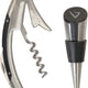 Vinturi - Stainless Steel Corkscrew with Foil Cutter and Bottle Stopper Bar Set - V9067