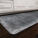 WellnessMats - Linen 36" x 24" Onyx Floor Mat - EL32WMRBNBLK