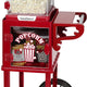 West Bend - 10-Cup Red Compact Popcorn Machine & Cart - PCMC20RD13