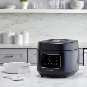 West Bend - 12 Cup Black Multi-Function Rice Cooker - RCWB2LBK13