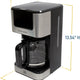 West Bend - 12-Cup Stainless Steel Hot & Iced Coffee Maker - CMWB12BK13