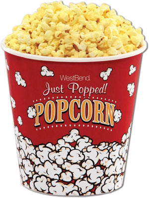 West Bend - 3 QT Reusable Plastic Theater Popcorn Bucket - PC10631