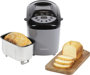 West Bend - 3 lb Hi-Rise Bread Maker with 12 Preset Digital Controls - 47413