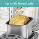 West Bend - 3 lb Hi-Rise Bread Maker with 12 Preset Digital Controls - 47413