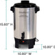 West Bend - 30-Cup Aluminum Coffee Maker with Temp Control - 58030