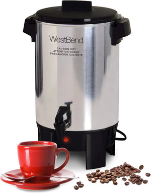 West Bend - 30-Cup Aluminum Coffee Maker with Temp Control - 58030