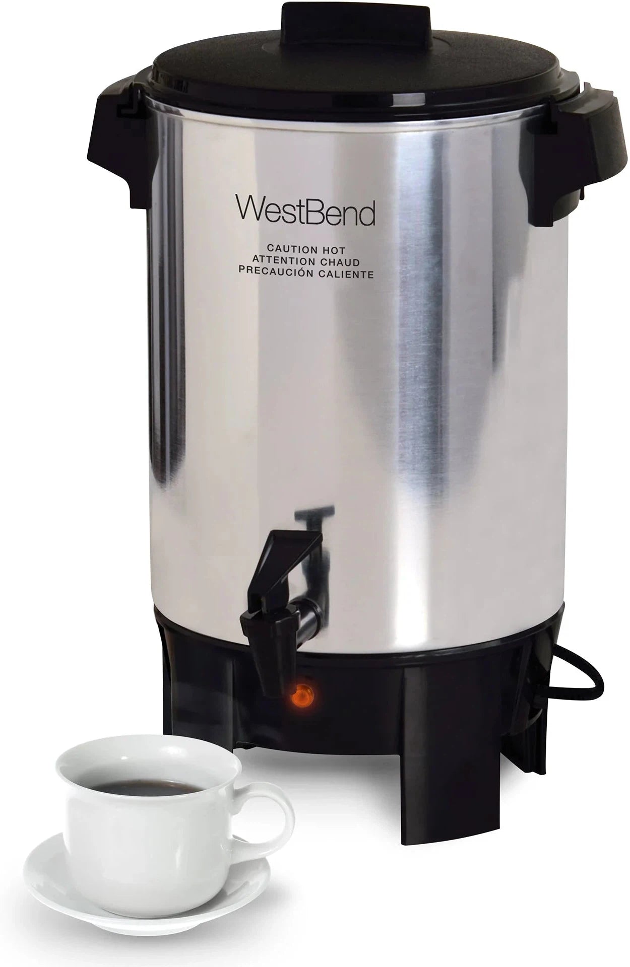 West Bend - 30-Cup Aluminum Coffee Maker with Temp Control - 58030