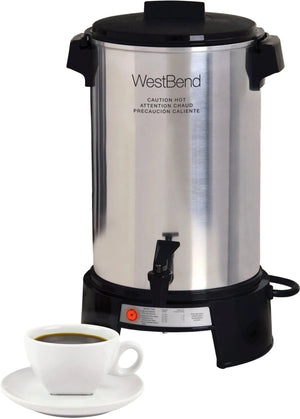 West Bend - 36-Cup Commercial Coffee Urn Maker - 43536