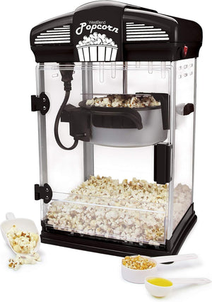 West Bend - 4 QT Black Theater Oil Popcorn Machine - 82515B