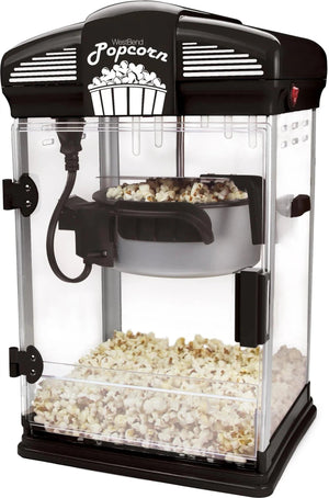 West Bend - 4 QT Black Theater Oil Popcorn Machine - 82515B