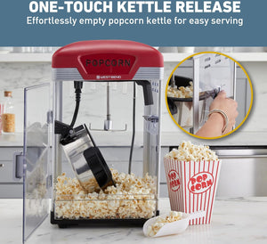 West Bend - 4 QT Red Theater Crazy Popcorn Machine - PCWBTCRD13