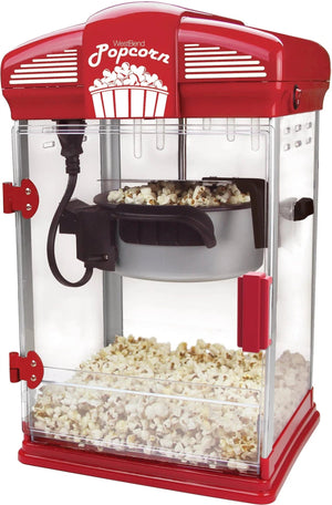 West Bend - 4 QT Red Theater Oil Popcorn Machine - 82515