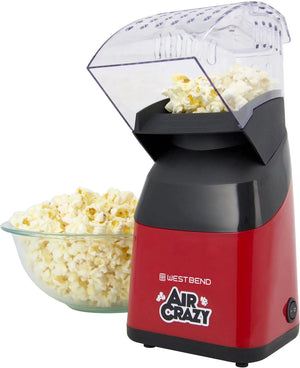 West Bend - 4 QT Red Air Crazy Hot Air Popcorn Machine - PC8448RD13