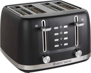 West Bend - 4-Slice Black Toaster - TTWB4SBK13