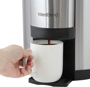 West Bend - 42-Cup Stainless Steel Urn Coffee Maker - 57042