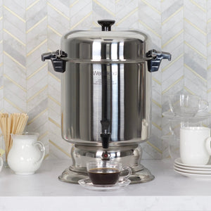 West Bend - 55-Cup Stainless Steel Urn Coffee Maker - 13550