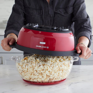 West Bend - 6 QT Red Stir-Crazy Oil Popcorn Popper Machine - PCWBSCRD13