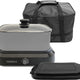 West Bend - 6 QT Black & Silver Versatility Slow Cooker with Tote Travel Bag - 87906