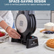 West Bend - Black Flip Belgian Style Waffle Maker - WAWBFLBK13