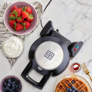 West Bend - Black Flip Belgian Style Waffle Maker - WAWBFLBK13