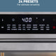 West Bend - XL Stainless Steel Air Fryer Oven with 24 Presets - AFWB26BK13