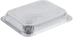 Western Plastics - 1.68" Deep, Half Size Foil Steam Table Pan Shallow, 100/Cs - 5112-37