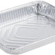 Western Plastics - 1.68" Deep, Half Size Foil Steam Table Pan Shallow, 100/Cs - 5112-37