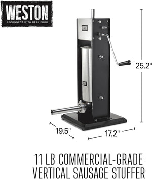 Weston - 11 Lb Dual Speed Vertical Sausage Stuffer - 86-1101-W