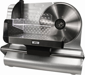 Weston - 200 W, 7.5" Stainless Steel Meat Slicer - 61-0750-W