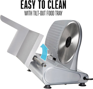 Weston - 200 W, 9" Stainless Steel Meat Slicer - 61-0901-W