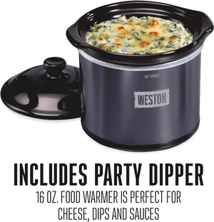 Weston - 6 qt Indoor Slow Cooker & Smoker With Party Dipper - 03-2540-W