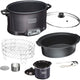 Weston - 6 qt Indoor Slow Cooker & Smoker With Party Dipper - 03-2540-W