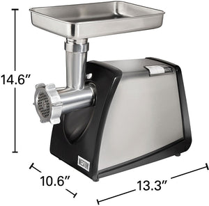 Weston - 650 W #8 Electric Meat Grinder & Sausage Stuffer - 33-0801-W