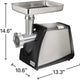 Weston - 650 W #8 Electric Meat Grinder & Sausage Stuffer - 33-0801-W